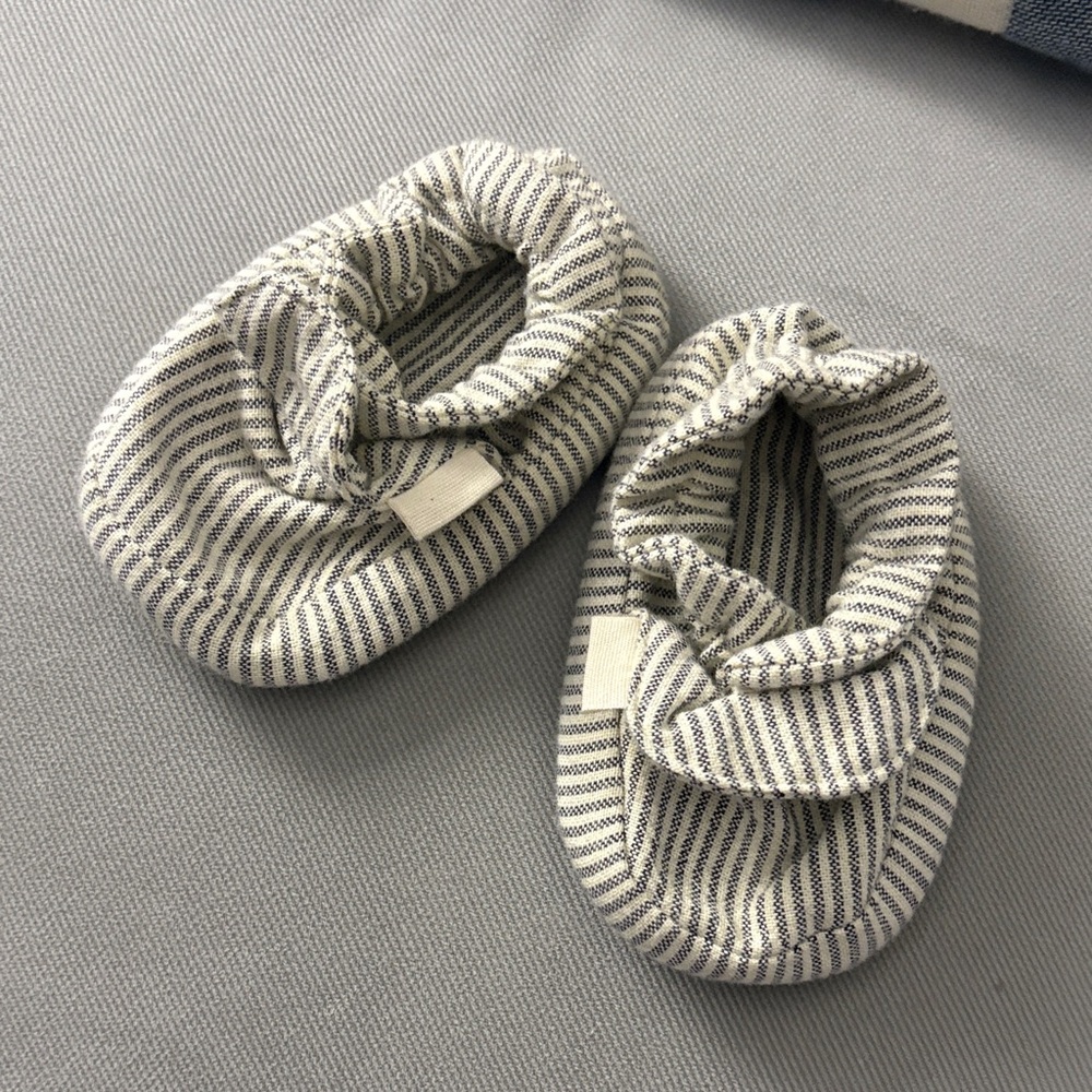 Cozy Striped Kids Slippers